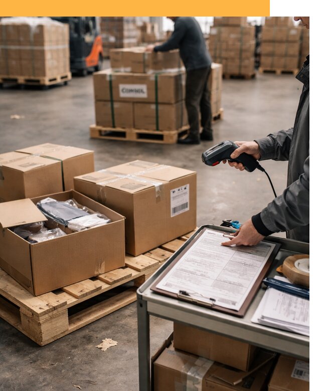 Сборные грузы из Китая: доставка, склад и таможня от 18205