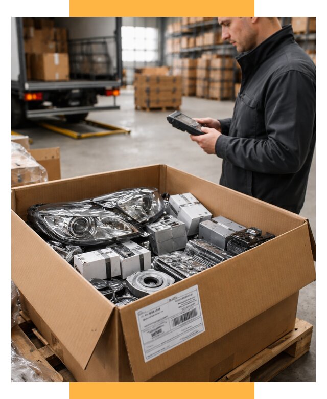 Доставка автозапчастей из Европы под ключ от 12643 р. | СетСервис-Клг