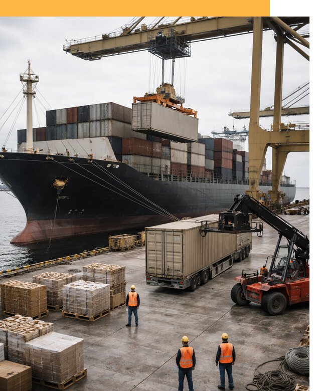 Морские перевозки из Индии: доставка FCL/LCL, таможня от 121368