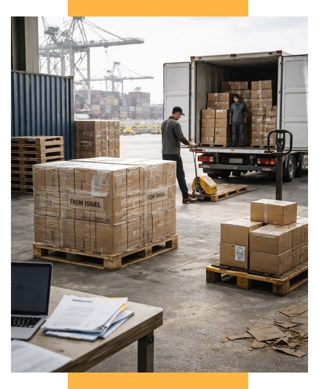 Доставка грузов из Израиля от 15171 р., логистика от СетСервис-Клг