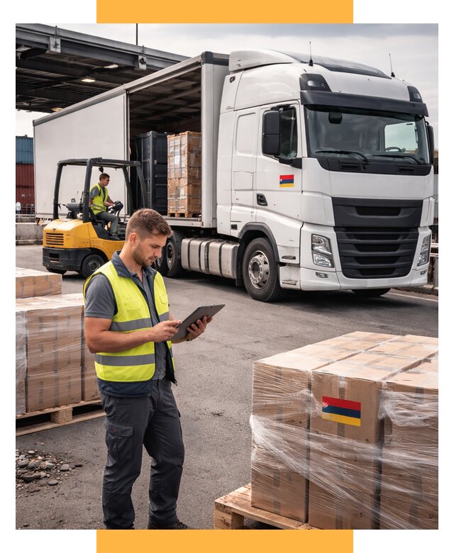 Автоперевозки из Армении от 96083 р. — услуги СетСервис-Клг