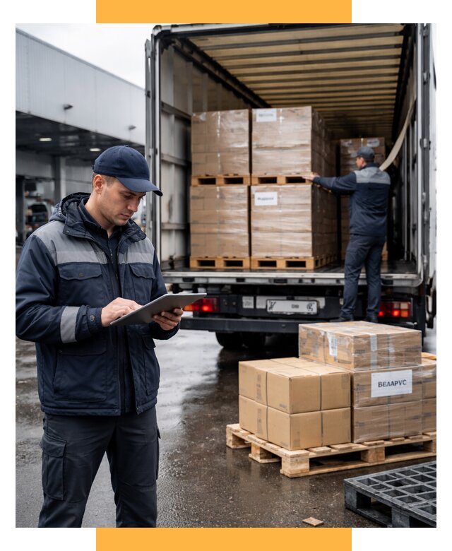 Доставка грузов из Беларуси от 15171 р. логистика СетСервис-Клг