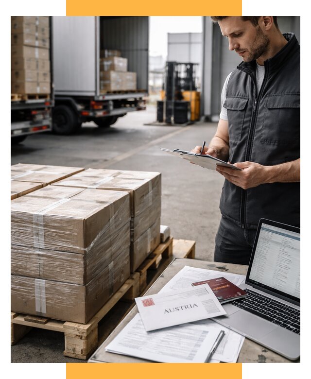 Доставка в Австрию от 65741 р. Логистика и экспорт СетСервис-Клг