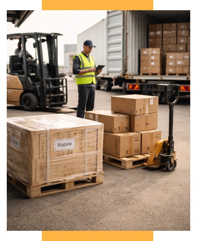 Доставка грузов в Корею из России от 35399 р. | СетСервис-Клг