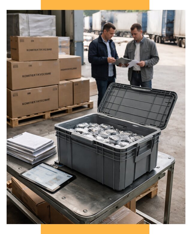 Перевозка комплектующих из Китая от 6574 р. | СетСервис-Клг