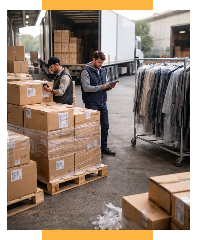 Перевозка и доставка одежды из Китая от 7586 р., СетСервис-Клг