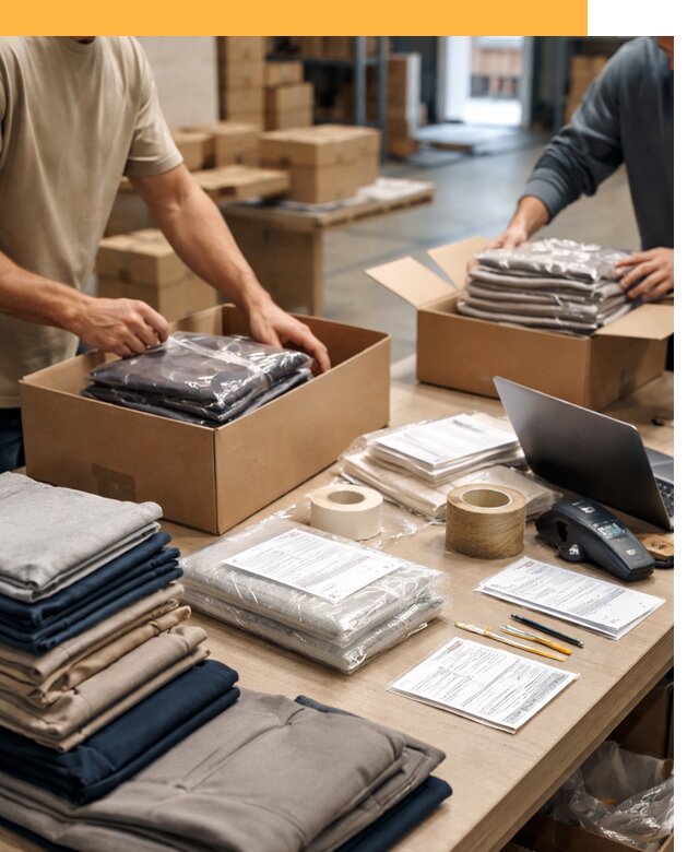 Перевозка одежды по миру от 7586 руб. с таможенным оформлением