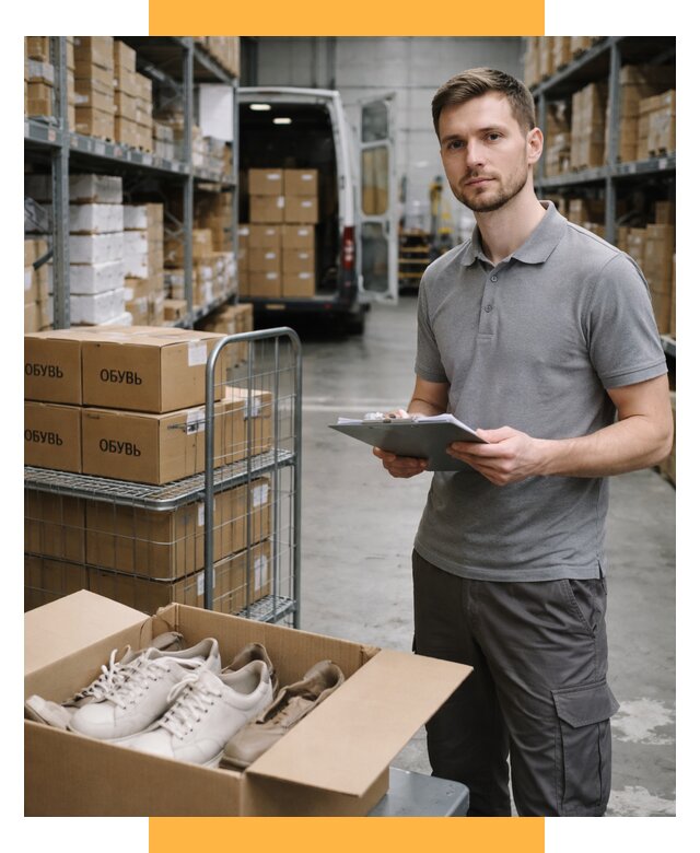 Доставка обуви из Китая и Турции от 4551 р. СетСервис-Клг