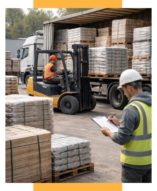 Перевозка строительных материалов от 5563 р. | СетСервис-Клг