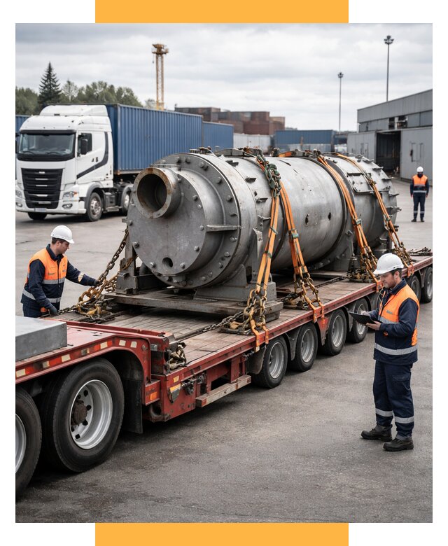 Перевозка тяжеловесных грузов под ключ от 151710 р. | СетСервис-Клг