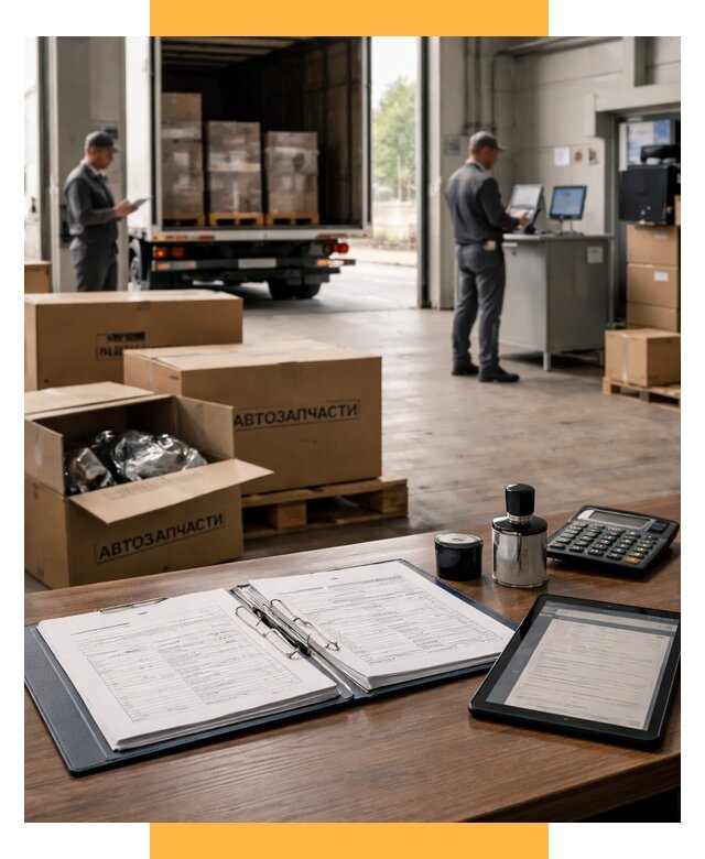 Таможенное оформление автозапчастей под ключ от 8597 р., СетСервис-Клг