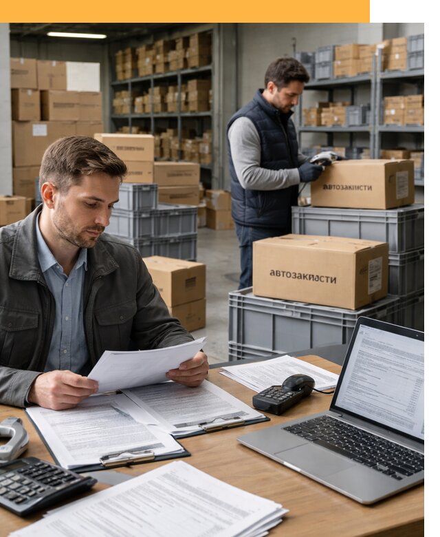 Таможенное оформление автозапчастей по выгодным тарифам от 8597
