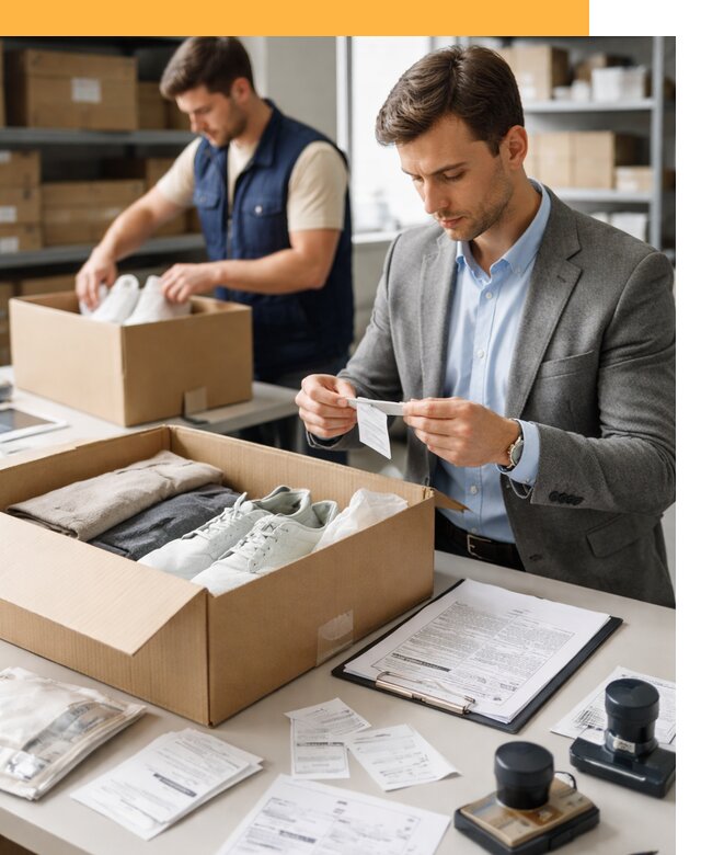 Таможенное оформление одежды и обуви по выгодной цене от 6574 руб