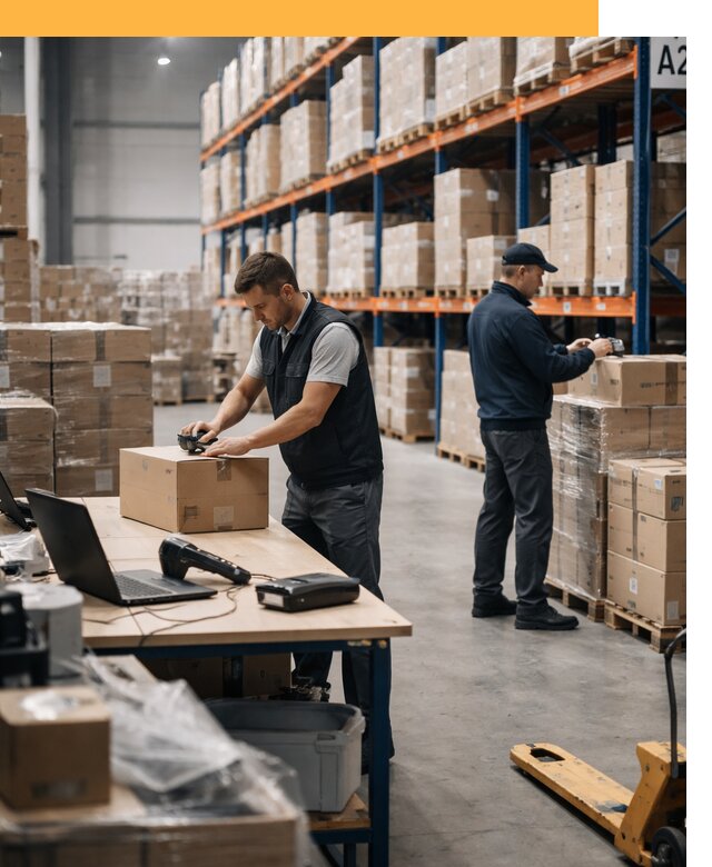 Склад консолидации в Европе: хранение, сортировка от 6574